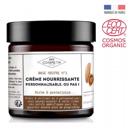 Base - Creme orgânico personalizável - Rico nutritivo e protetor