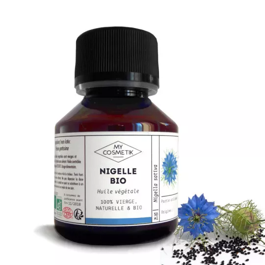 Biologische Nigella plantaardige olie