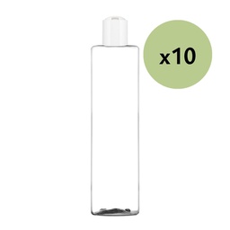 [RS668] 10 leere 250-ml-Flaschen mit Serviceverschluss